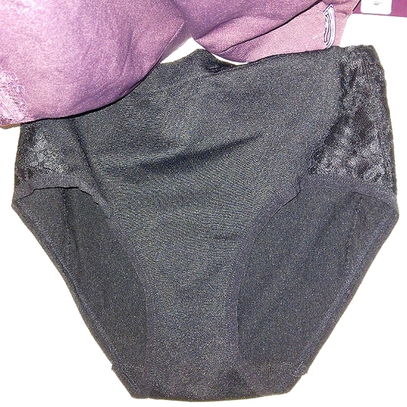 Last Set~ NWT GLORIA VANDERBILT☆Sexy Ladies Seamless Lacey Shaping Brief Panty - Picture 10 of 15